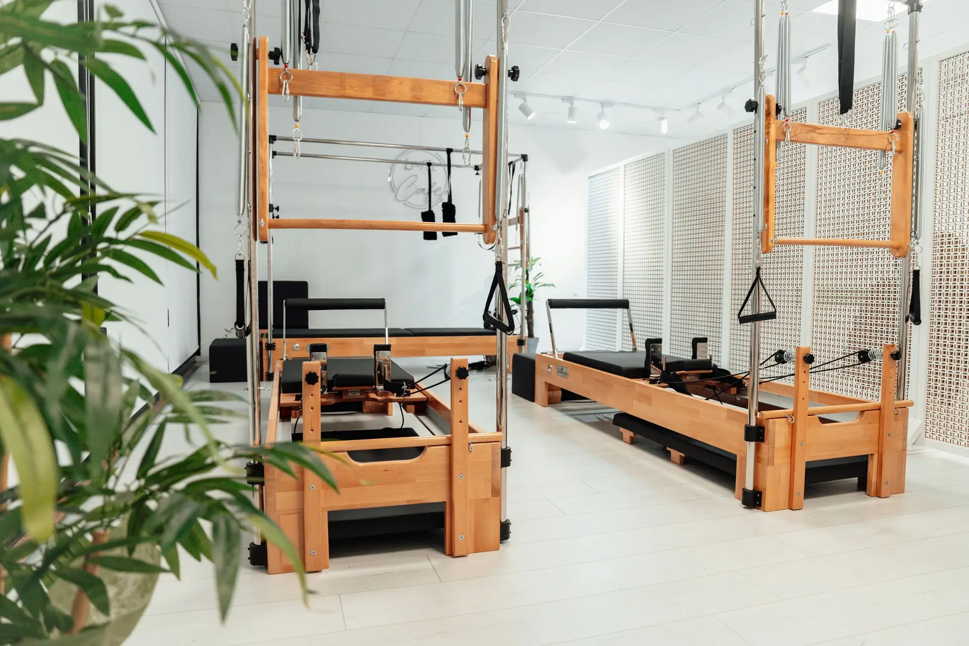 Studio LŪm Pilates a Trieste, allenamento al Reformer